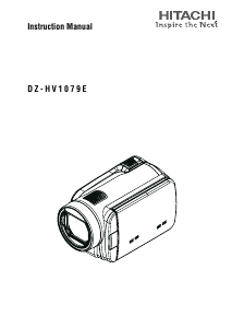 Manual Hitachi DZ-HV1079E Camcorder