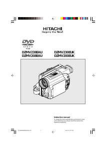 Manual Hitachi DZ-MV200EUK Camcorder