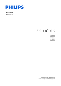Priručnik Philips 65PUS7000 LED televizor