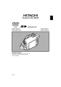 Manual Hitachi DZ-MV350ESWH Camcorder