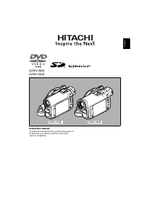 Manual Hitachi DZ-MV380E Camcorder