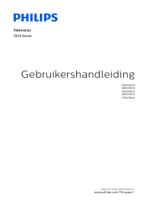 Handleiding Philips 75PUS7810 LED televisie