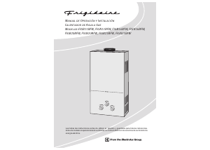 Manual de uso Frigidaire FIGN11BFW Caldera de gas