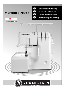 Manual Lewenstein Multilock 700de Sewing Machine