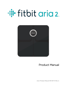 Manual Fitbit Aria 2 Scale
