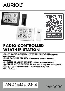 Priručnik Auriol IAN 466444 Meteorološka stanica