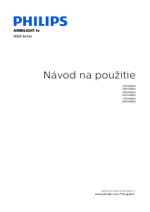 Návod Philips 43PUS9000 Ambilight LED televízor