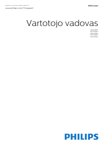 Vadovas Philips 50PUS8505 LED televizorius