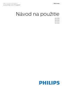 Návod Philips 58PUS7304 LED televízor