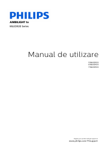 Manual Philips 65MLED920 Ambilight Televizor LED