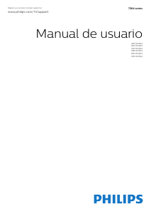 Manual de uso Philips 65PUS7304 Televisor de LED