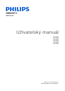 Manuál Philips 65PUS9000 Ambilight LED televize