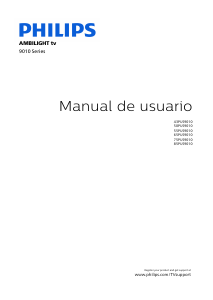 Manual de uso Philips 65PUS9010 Ambilight Televisor de LED