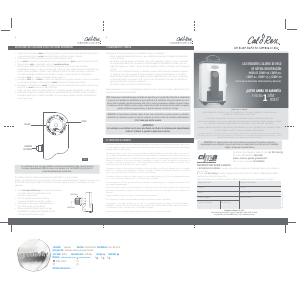 Manual de uso Calorex COXDP-15 Calentador de agua