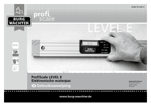 Handleiding Burg-Wächter PS 7061 E Profi Scale Waterpas