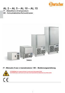 Bruksanvisning Bartscher AL 15 Blastkylare