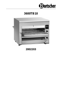 Handleiding Bartscher 2002203 Pizza Oven