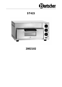 Handleiding Bartscher 2002102 Pizza Oven