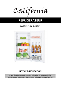 Mode d’emploi California DL1-11N-1 Réfrigérateur