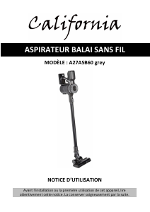 Mode d’emploi California A27ASB60 Aspirateur