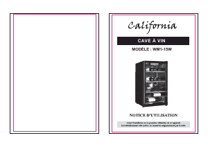 Mode d’emploi California WM1-15W Cave à vin