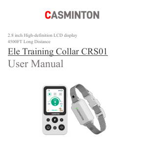 Bruksanvisning Casminton CRS01 Elektronisk krage