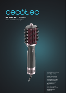 Manual de uso Cecotec Air DryBold Elite Black Moldeador