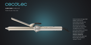 Manual Cecotec SurfCare CurlClip Modelador de cabelo