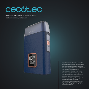 Használati útmutató Cecotec PrecisionCare X-Trimm Pro Borotva