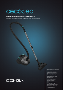 Instrukcja Cecotec Conga Powerbag 2000 Compact Plus Odkurzacz