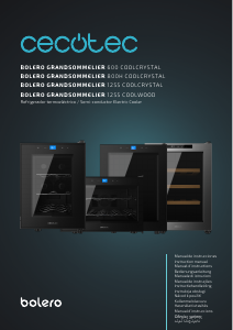 كتيب Cecotec Bolero GrandSommelier 1255 CoolCrystal دولاب النبيذ
