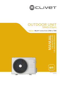 Manual Clivet MLA1-Y 27M Air Conditioner
