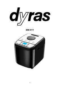 Priročnik Dyras BM-8111 Aparat za peko kruha