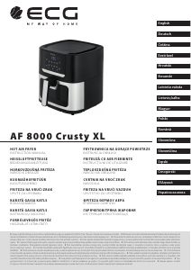 Instrukcja ECG AF 8000 Crusty XL Frytkownica