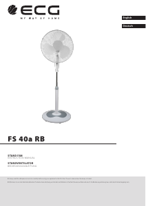 Bedienungsanleitung ECG FS 40a RB Ventilator