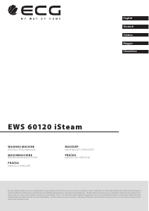 Handleiding ECG EWS 60120 iSteam Wasmachine
