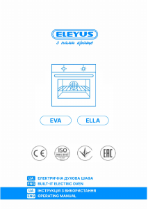Bruksanvisning Eleyus ELLA 6003 IS+BL Ugn