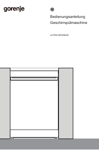 Bedienungsanleitung Gorenje ULTRA16FSAESX Geschirrspüler