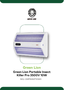 Bruksanvisning Green Lion GNPINSKP10WH Elektronisk skadedjursbekämpning