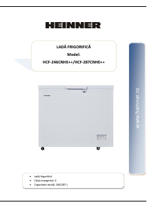Használati útmutató Heinner HCF-287CNHE++ Fagyasztó