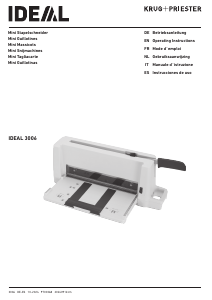 Manual IDEAL 3006 Paper Cutter
