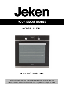 Mode d’emploi Jeken N160FEJ Four