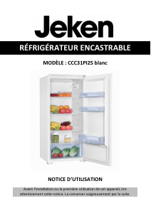 Mode d’emploi Jeken CCC31PI25 Réfrigérateur
