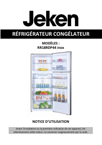 Mode d’emploi Jeken RR18RDP44 Réfrigérateur