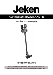Mode d’emploi Jeken F32ASB60 Aspirateur