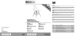 Manuál Livarno IAN 287124 Židle