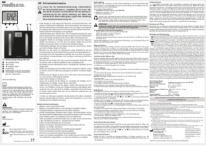 Priručnik Medisana BS A45 Vaga