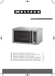 Brugsanvisning Melissa 16330079 Mikroovn