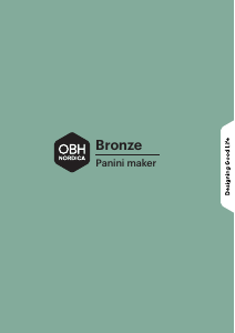 Brugsanvisning OBH Nordica 6890 Bronze Kontaktgrill