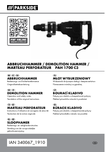 Bedienungsanleitung Parkside IAN 340067 Schlaghammer